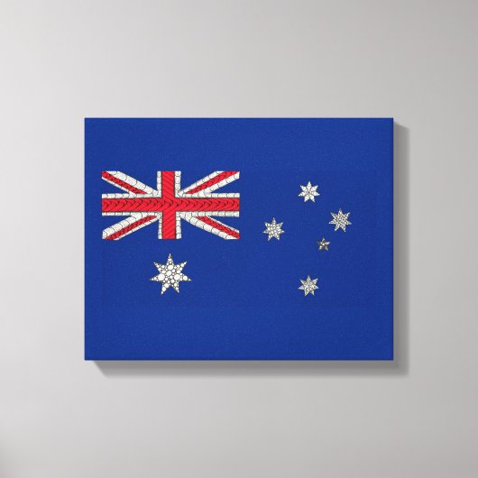 Australisch vlaggendecoratief canvas afdruk (Voorkant)