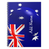Australisch vlaggenontwerp notitieboek (Voorkant)