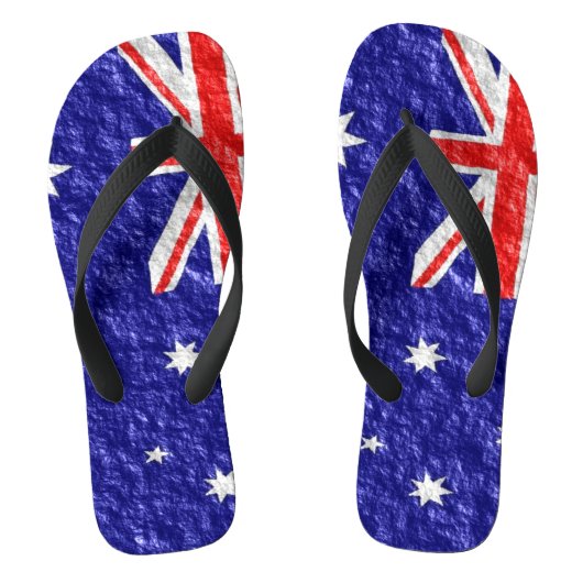 Australisch vlaggenontwerp teenslippers (Voetbed)