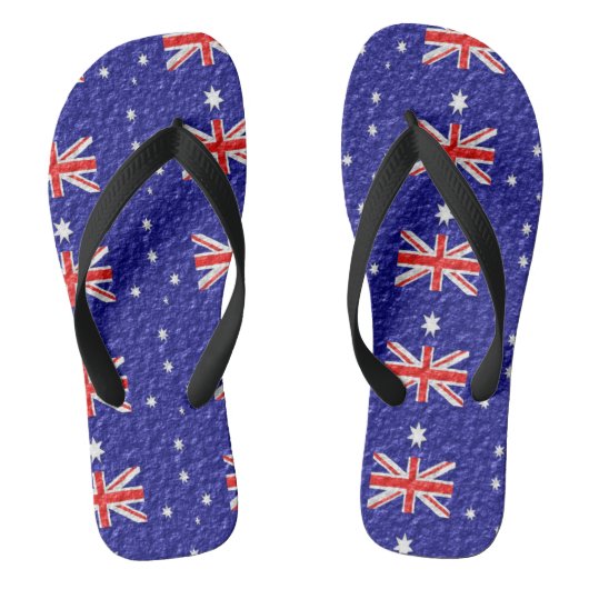Australisch vlaggenontwerp teenslippers (Voetbed)
