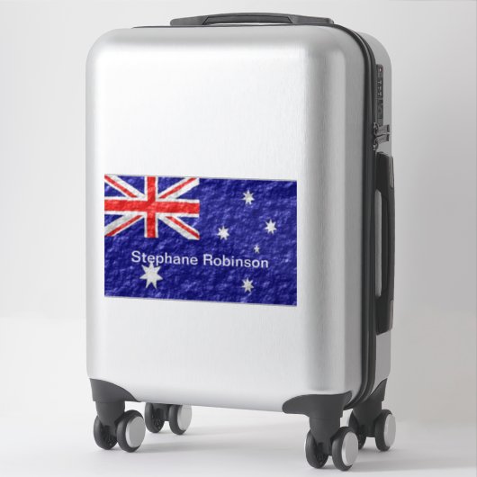 Australisch vlagontwerp sticker (Koffer)