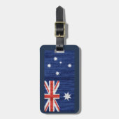 australisch vlagontwerp Thunder_Cove blue Bagagelabel (Voorkant verticaal)