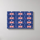 australisch vlagontwerp Thunder_Cove blue Canvas Afdruk (Voorkant)