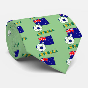 Australisch Voetbal en vlag 1 Stropdas