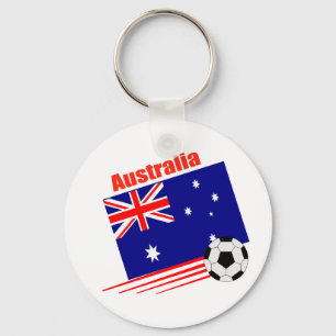 Australisch voetbalteam sleutelhanger