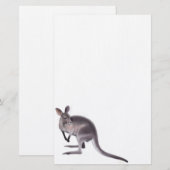 Australisch Wallaby Stationery Briefpapier (Voorkant / Achterkant)
