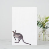 Australisch Wallaby Stationery Briefpapier (Staand voorkant)