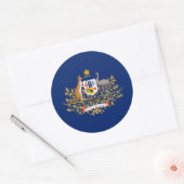 Australisch wapen, Australië Ronde Sticker (Envelop)