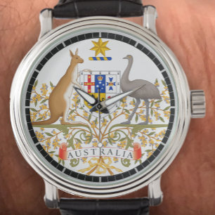 Australisch wapen op een horloge