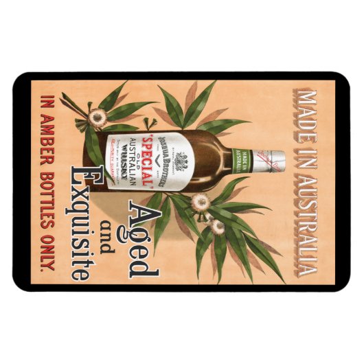 Australisch Whisky  Adverteren Poster Magneet (Horizontaal)