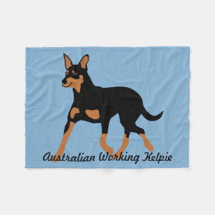 Australisch Working Kelpie Fleece Deken