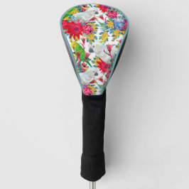 Australisch zomertropisch papegaai golfheadcover