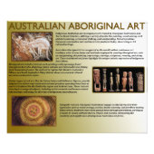 Australische aboriginal Art Foto Afdruk (Voorkant)