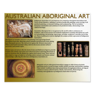 Australische aboriginal Art Foto Afdruk