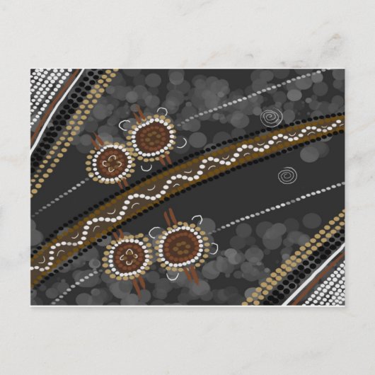 Australische aboriginal Art - Lost Tribes Briefkaart (Voorkant)