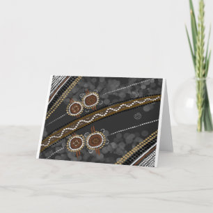 Australische aboriginal Art - Lost Tribes Kaart