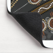 Australische aboriginal Art - Lost Tribes Muismat (Hoek)