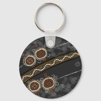 Australische aboriginal Art - Lost Tribes Sleutelhanger