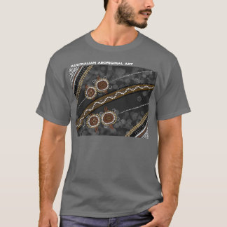 Australische aboriginal Art T-shirt
