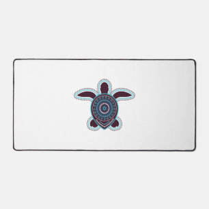 Australische Aboriginal Art Turtle Bureaumat