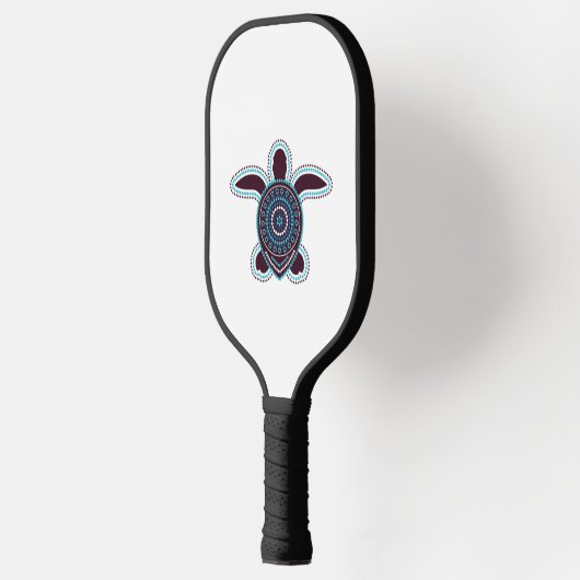Australische Aboriginal Art Turtle Pickleball Paddle (Links)