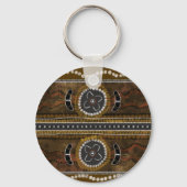 Australische aboriginal Art - voedselverzameling Sleutelhanger (Voorkant)