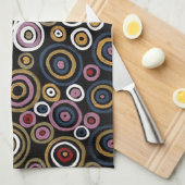 Australische aboriginal artiesten Soakage Tea Towe Theedoek (Quarter Fold)