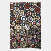 Australische aboriginal artiesten Soakage Tea Towe Theedoek (Verticaal)