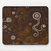 Australische Aboriginal Desert Mousepad Muismat (Voorkant)