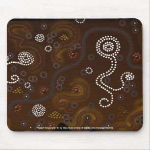 Australische Aboriginal Desert Mousepad Muismat