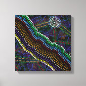 Australische Aboriginal Design Print (Voorkant)