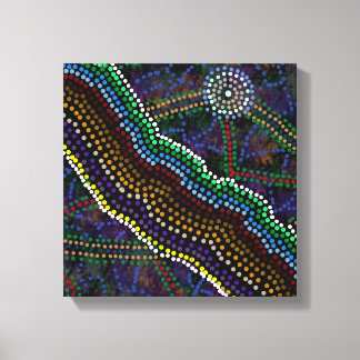 Australische Aboriginal Design Print