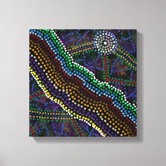 Australische Aboriginal Design Print (Voorkant)