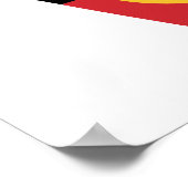 Australische Aboriginal Flag Shaka teken hangen lo Poster (Hoek)