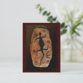 Australische Aboriginal Lizard Goanna Dreaming Kaa Briefkaart (Staand voorkant)