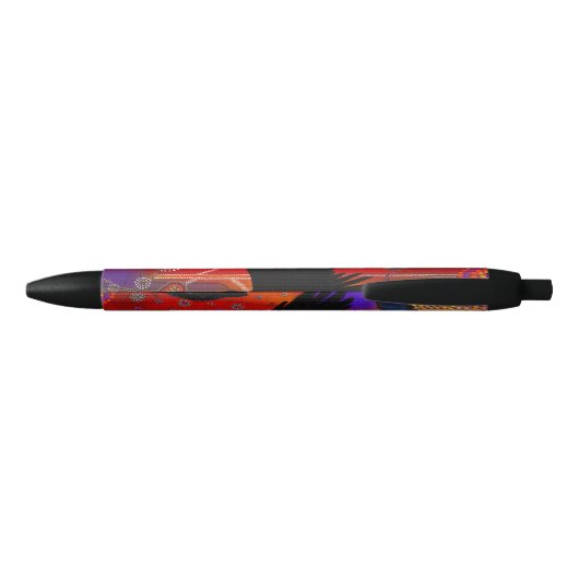 Australische aboriginal Outback Art Styled Pen (Achterkant)