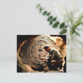 Australische Aboriginal Stargate naar Dreamtime Feestdagenkaart (Staand voorkant)