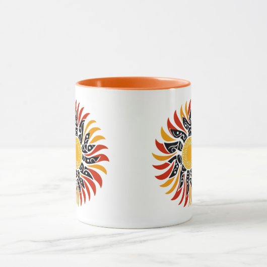 Australische Aboriginal Sunshine Art Mok (Midden)