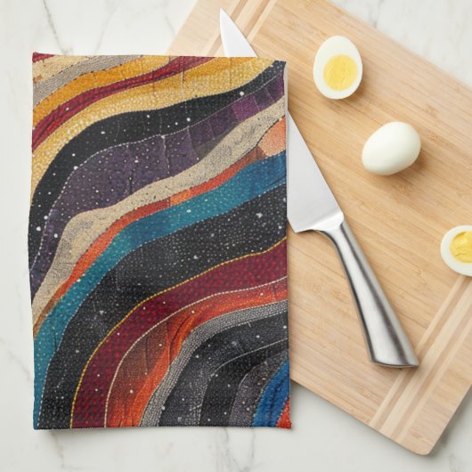 Australische Aboriginal Theedoek (Quarter Fold)