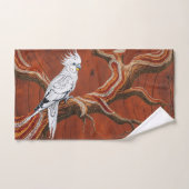 Australische Aboriginal-thema Cockatiel Bad Handdoek (Handdoek)
