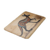 Australische Aboriginal-thema Kangoeroe Badmat (Gekanteld)