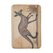 Australische Aboriginal-thema Kangoeroe Badmat (Voorkant Verticaal)
