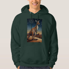 Australische Aboriginal-thema Kangoeroe Scene Hoodie