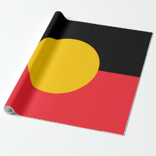 Australische Aboriginal vlag Cadeaupapier
