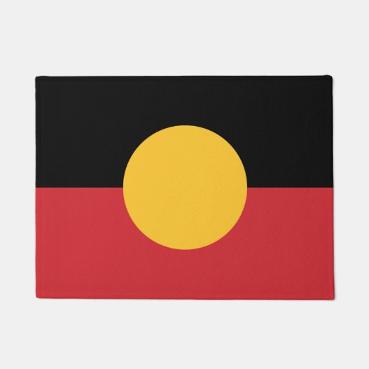 Australische Aboriginal vlag Deurmat (Voorkant)