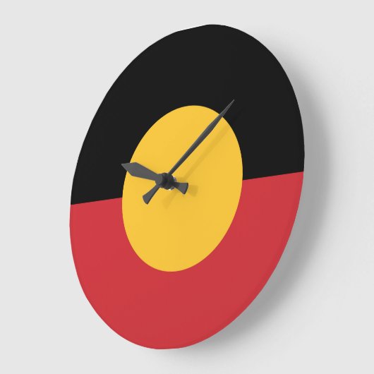 Australische Aboriginal vlag Grote Klok (Hoek)