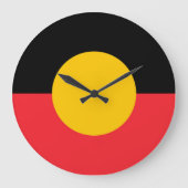 Australische Aboriginal vlag Grote Klok (Voorkant)