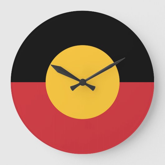 Australische Aboriginal vlag Grote Klok (Voorkant)