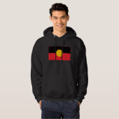 Australische Aboriginal vlag Hoodie (Voorkant volledig)