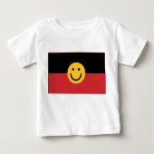 Australische Aboriginal vlag met glimlach (Voorkant)